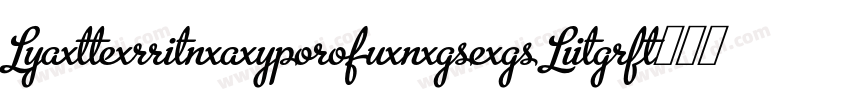 KaterinaPRounded Lig字体转换